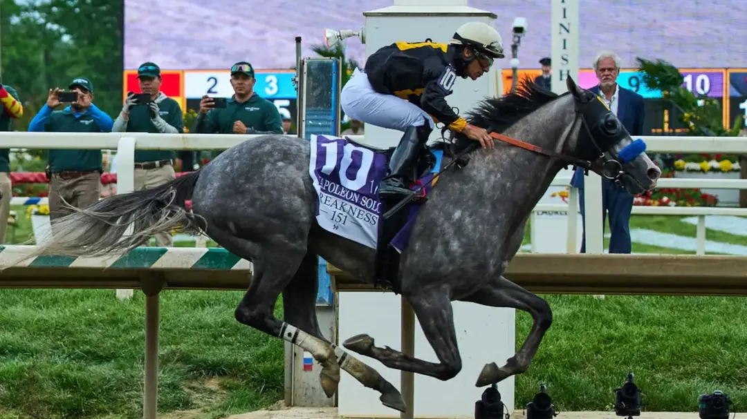 Napoleon Solo Runs Away Down the Stretch to Win the 2026 Preakness Stakes